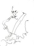 sax no. 74 (c) Jazz Zeichnung von Martina Wald